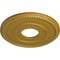 Ekena Millwork Valeriano Ceiling Medallion (Canopies up to 6 1/4"), 12 1/8"OD x 3 5/8"ID x 3/4"P, Pharaohs Gold CM12VAPGS - alternate 3